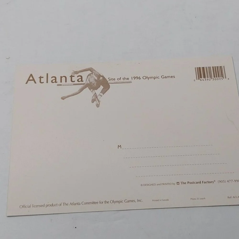 Spalding Basketball Texture Pad Folder Atlanta 1996 Olympics pad, Post Card, Pen